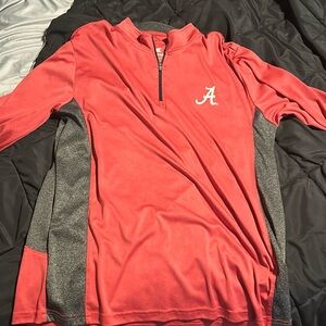 Red Alabama Quarter zip